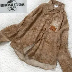 ユニバーサルスタジオジャパン　USJ限定　TIM カモフラ　シアーシャツ　ビッグ