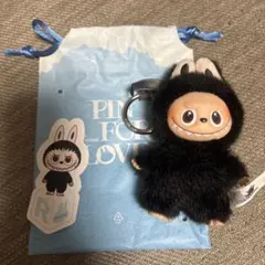 ラブブPINFORLOVEイニシャルRブラック