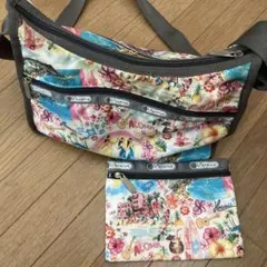 ハワイ限定 lesportsac レスポートサック ショルダーバッグポーチ付き