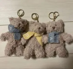 ジェラートピケ くま クマ ぬいぐるみ キーホルダー