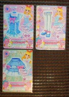 美品！アイカツカード　アイスブルーコーデ 旧アイカツ】アイスブルーフリルコーデ プロモカード 星宮いちご