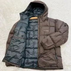 モンベル　ネージュダウン パーカ Men's　 XL ダークブラウン　廃盤品
