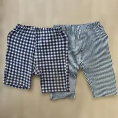 ベビー ハーフパンツ ２本セット 80cm