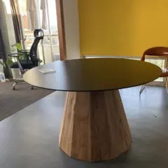 オシャレ　カフェ　円形　ダイニングテーブル　お引き取り限定