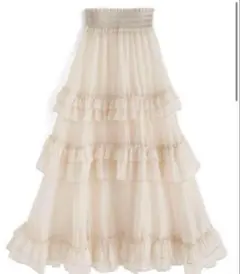 フリルティアードスカート