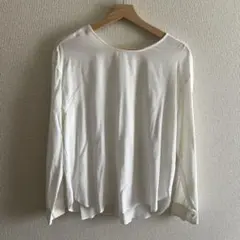 UNIQLO ホワイト 長袖シャツ Lサイズ