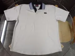 CANTERBURY ラグビー ポロシャツ グレー Lサイズ