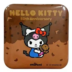 ハローキティ50周年記念 缶バッジ クロミ