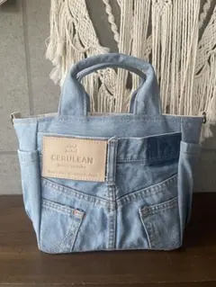 デニムリメイクトートバッグ