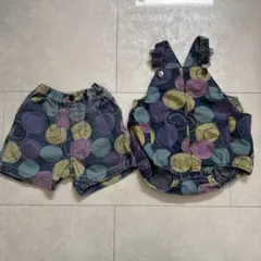 MY LITTLE WONDER 半ズボン　サロペット　80cm 95cm