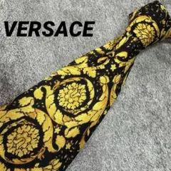 極美品✨ VERSACE ヴェルサーチ　メンズ　ネクタイ　バロック柄　メデューサ