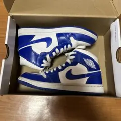 Nike 青白 ハイカットスニーカー