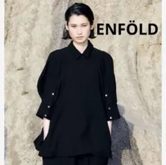 ENFOLD エンフォルド COLLARED FLARE PULLOVERのサムネイル