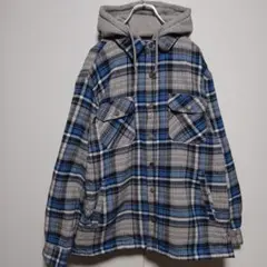 RedHead キルティングライナー スウェット ネルシャツジャケット　C164