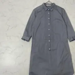 youn-a × UNTITLED 日本製 切替 七分袖 ひざ丈 ワンピース 2