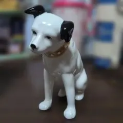 VICTOR 日本ビクター ニッパー犬 陶器製 電気店 ディスプレイ 2体
