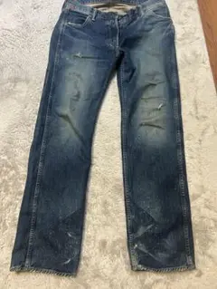 Anachronorm ワイドデニム シンチバック ダメージ加工 32 Anachronorm ワイドデニム シンチバック ダメージ加工 32 - メルカリ