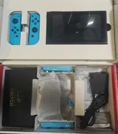 Nintendo Switch本体 青(バッテリー強化版)+ コントローラー