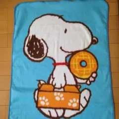 ミスド スヌーピー ブランケット膝掛けサイズ
