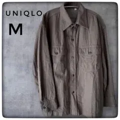 UNIQLOオーバーサイズデニムシャツ　長袖　M
