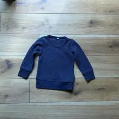 《 ベビー服 》 90サイズ　トップス　ロンティー　ワッフル生地