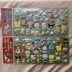 サンリオキャラクター　シール　キャラクターずかん　2枚セット