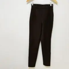 ロートレアモン【ルイーズ】ストレッチカジュアルリブパンツ　Mサイズ　茶色ブラウン