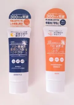 ヤーマン　プロ・業務用　ハンドクリーム、薬用　シワ改善　美白　2本セット　日本製のサムネイル