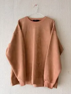 RAGEBLUE ブラウン オーバーサイズ クルーネックスウェット