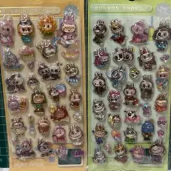 ラブブボンボンドロップウォーターシール2枚まとめ売り