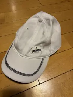 prince パフォーマンスキャップ ホワイト　フリーサイズ