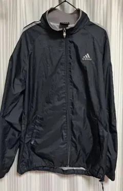 adidas メンズ ナイロンジャケット ブラック