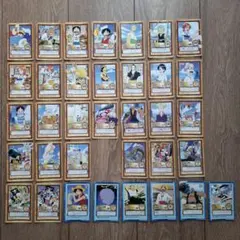 ワンピースカードダス ハイパーバトル 1弾 ノーマル セミコンプ 35枚