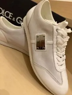 Versace バックル メデューサ レザースニーカー ホワイト - メルカリ