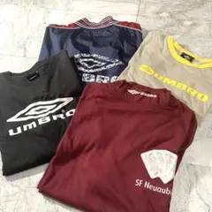 90s umbro まとめ売り リンガーTシャツ ロンT ナイロンプルオーバーのサムネイル