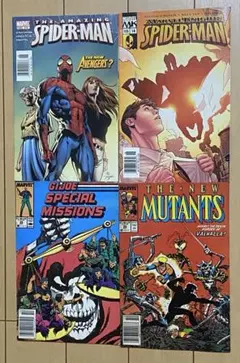 アメコミ　MARVEL スパイダーマン・その他　4冊まとめて　(オマケ付き)