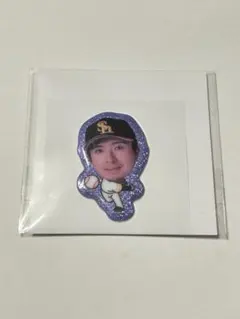 福岡ソフトバンクホークス　立体グリッターシール　10上沢直之