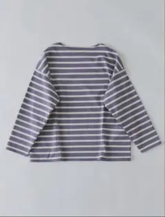 コンジェペイエ　アデュートリステス　 バスクシャツ　パープル系　ボーダー