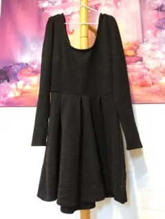 結婚式☆パーティーＯＫ綺麗ライン両Ｖカットミニワンピ