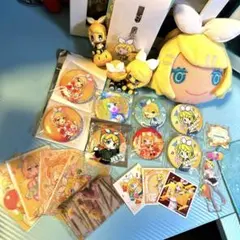 鏡音リン　缶バッジ　グッズ　まとめ売り
