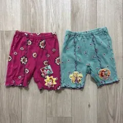 Littc 100cm しまむら リトシー　パンツ アリエル ラプンツェル 2点