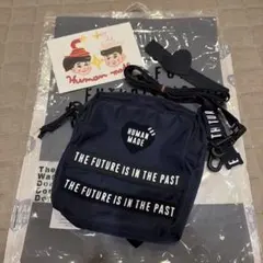 HUMAN MADE ショルダーバッグ　ネイビー　ハガキ付き！