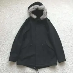 【インゲボルグ】ファー付きモッズコート　裏起毛　メルローズ　日本製　9