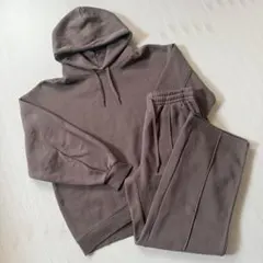 GU　ヘビーウェイトスウェット　セットアップ　パーカー　スウェットパンツ