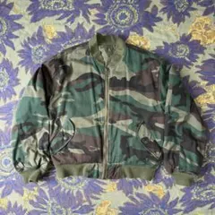 希少80s USA製 alpha MA-1 ウッドランドカモ xs ma1 希少80s USA製 alpha MA-1 ウッドランドカモ xs ma1 - メルカリ