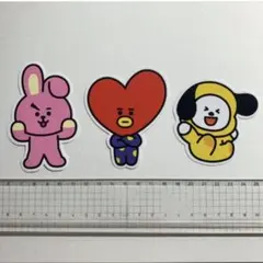 BT21 ステッカー シール TATA CHIMMY COOKY