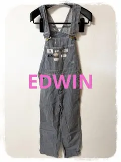 ☘️P1☘EDWIN ヒッコリー オーバーオール