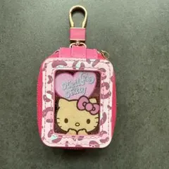 本日中購入で50円引 明日発送 Hello Kittyキーケースピンクヒョウ柄