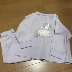 GU ユニコーンパジャマ 100cm 薄紫