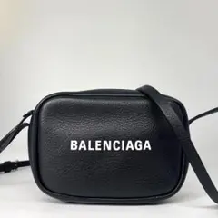 極美品 バレンシアガ エブリデイ カメラショルダーバッグ レザー ブラック BALENCIAGA（バレンシアガ） エブリデイ カメラバッグ ショルダー